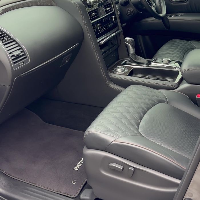 Nissan Patrol interior after a detail