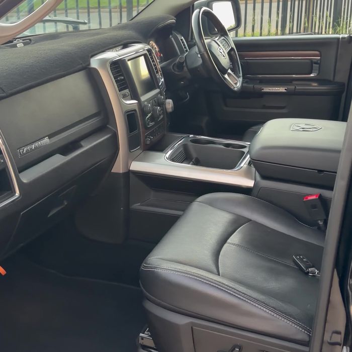 RAM 1500 interior after a detail